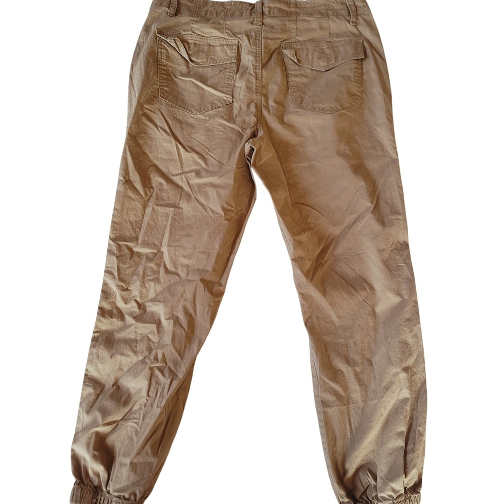 Sanctuary Cargo Jogger Pants Tan Utility Pockets Drawstring Ankle Women Size 29 - Picture 4 of 8